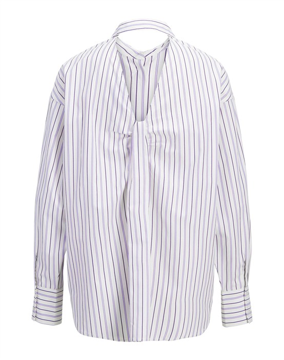 JXZola Open Back Skjorte - Petunia Stripes